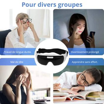 Masseur Oculaire Pro | Soulagement des Migraines et Relaxation Profonde