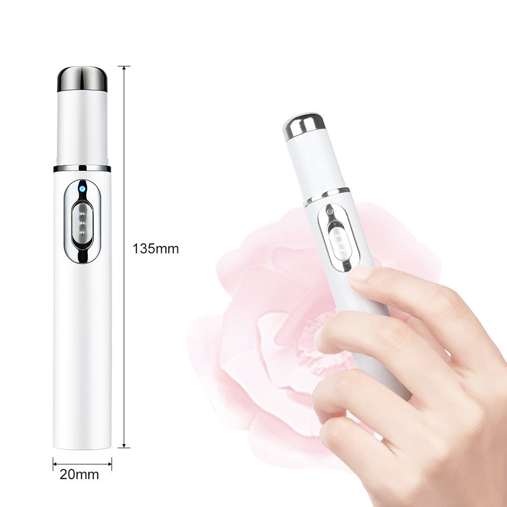 Stylo de thérapie à la lumière bleue contre l'acné, élimination au Laser, traitement des rides et des cicatrices, dispositif souple