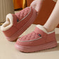 Chaussons d'Hiver Douillets en Coton