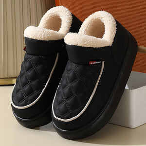 Chaussons d'Hiver Douillets en Coton
